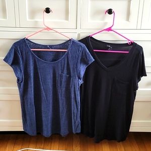 2 lightweight t-shirts